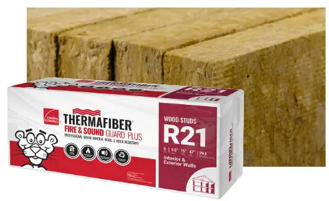 OWENS CORNING 1307069 23 Inch x 47 Inch R 30 Thermafiber Mineral Wool Insulation Batt - overview