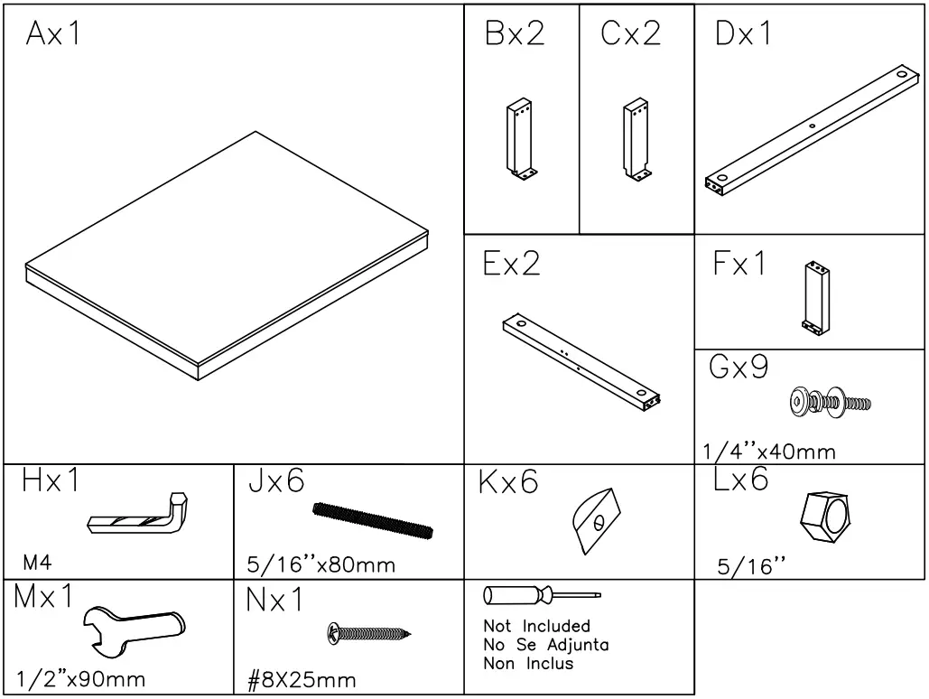 ASHLEY T471 1 Cariton Coffee Table - Figure 1