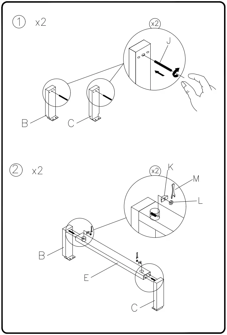 ASHLEY T471 1 Cariton Coffee Table - Figure 2