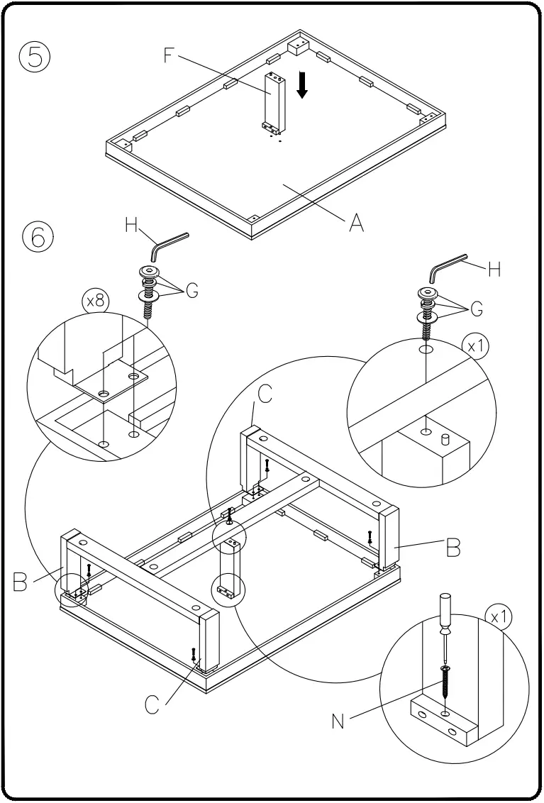 ASHLEY T471 1 Cariton Coffee Table - Figure 4