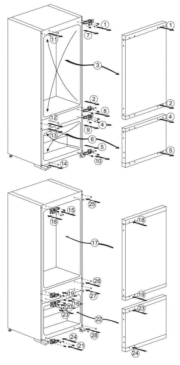GRUNDIG GKNI 25942 FN Refrigerator - Fig 1