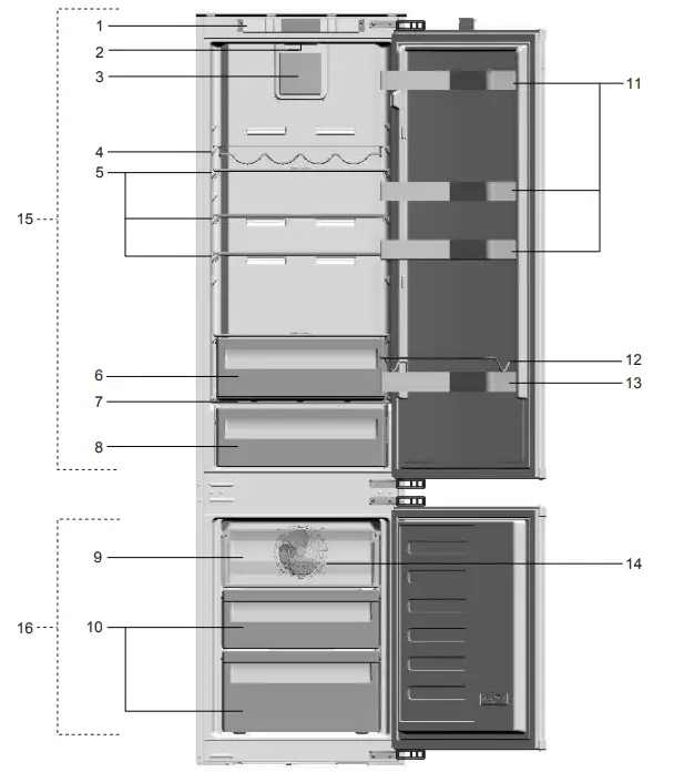 GRUNDIG GKNI 25942 FN Refrigerator