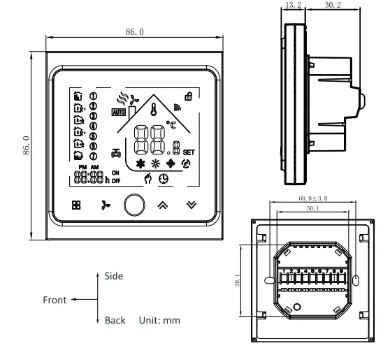 Beca BAC 002 ZigBee Thermostat for Air Conditioners-fig1