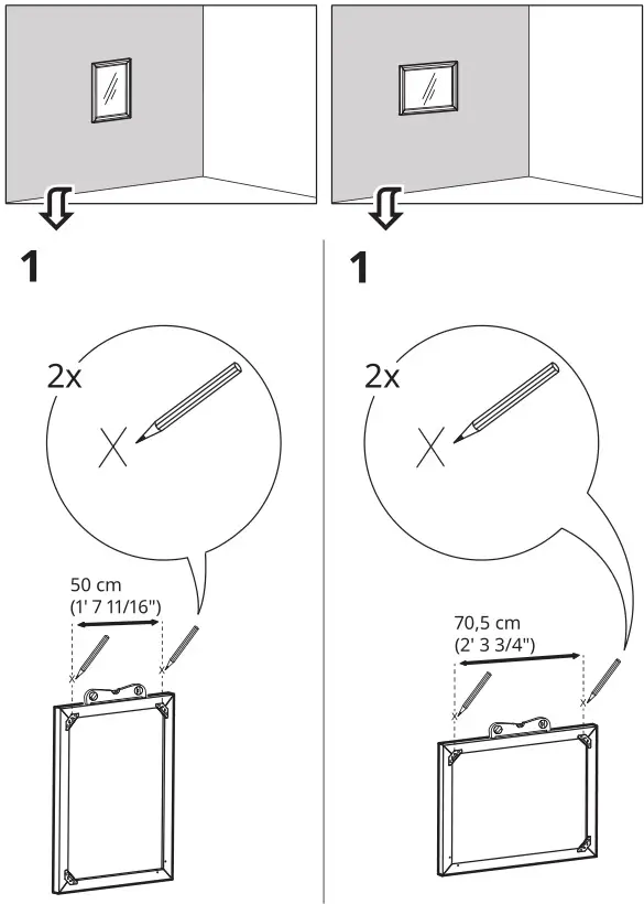 IKEA TOFTBYN Mirror - Installation 3