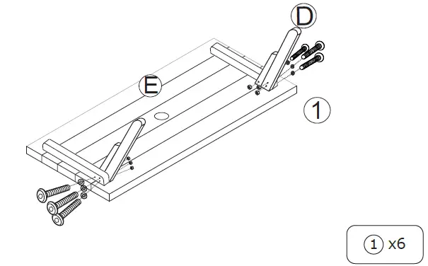 COSTWAY NP10426 Interchangeable Wood Picnic Table Bench 04