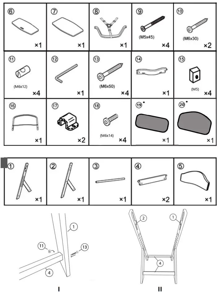 Kinderkraft ENOCK High Chair - fig 1