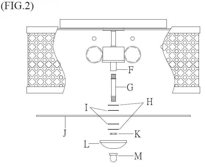 Signature Hardware 440705 Heartleaf 3 Light 16 Inch Wide Semi-Flush Drum Ceiling Fixture-FIG-6