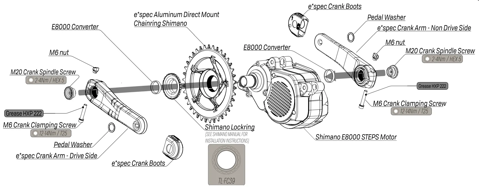 Shimano Ep800 Motor Assembly