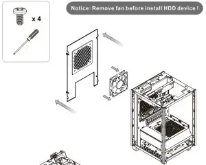 FIG 23 HDD Installation