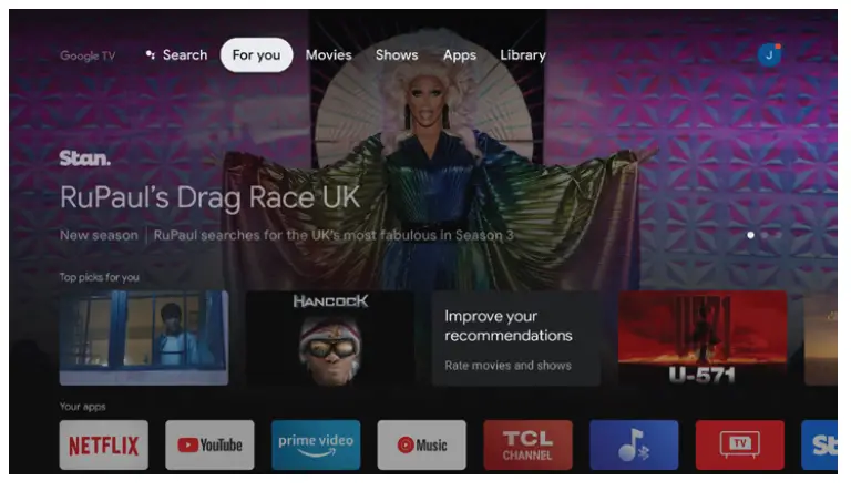 TCL P635 55 Inch UHD Android TV 9