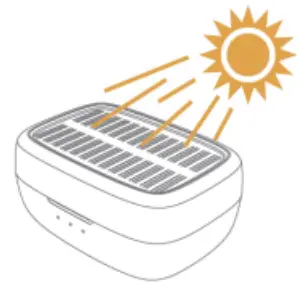 Choetech BH-T09 TWS Wireless Headphones - Charging under