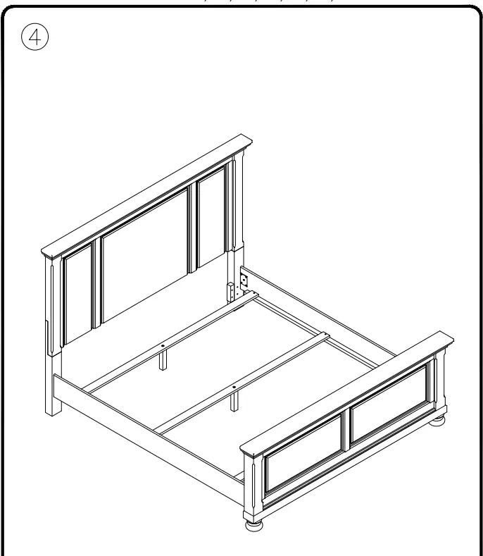 ASHLEY B71954 Queen Panel Bed With Dresser - fig 5