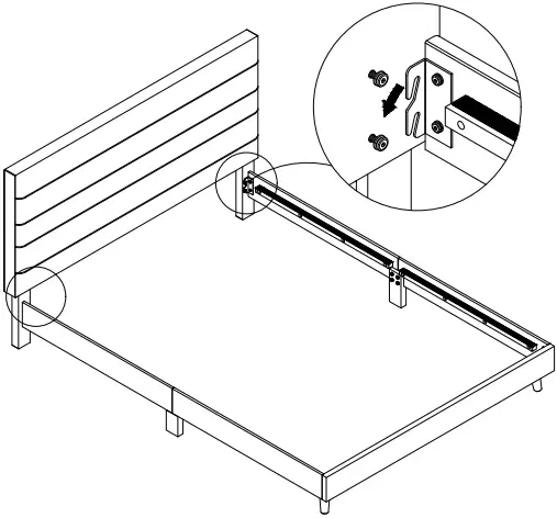 ASHLEY B089-481 Vintasso Queen Upholstered A10