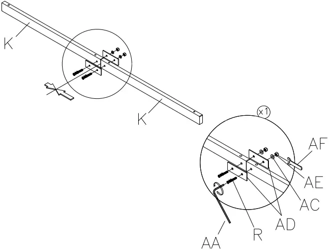 ASHLEY B089-481 Vintasso Queen Upholstered A13d