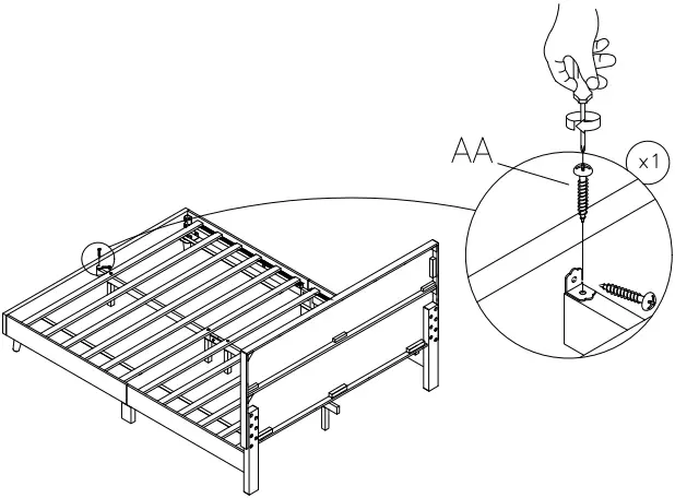 ASHLEY B089-481 Vintasso Queen Upholstered A16b