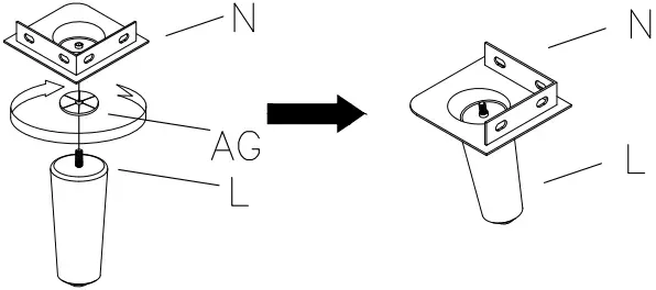 ASHLEY B089-481 Vintasso Queen Upholstered A4