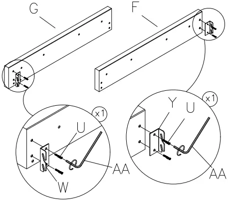 ASHLEY B089-481 Vintasso Queen Upholstered A7b