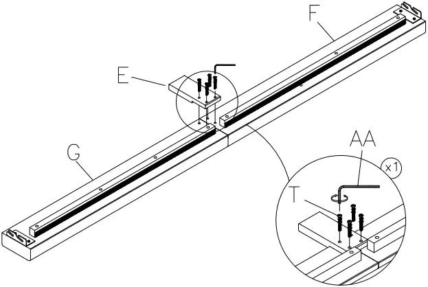 ASHLEY B089-481 Vintasso Queen Upholstered A9b
