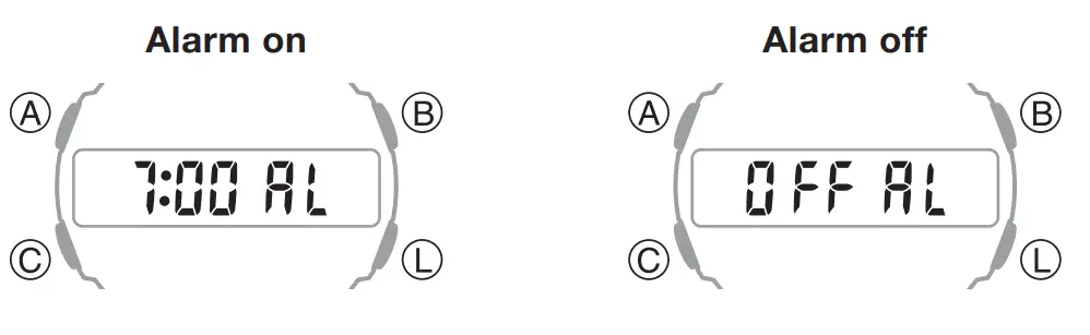 CASIO Watch CASIO 5416 - alarm