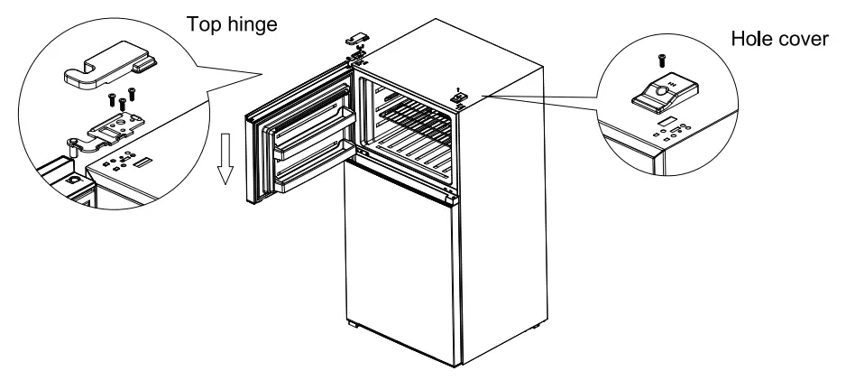 Reverse the door swing