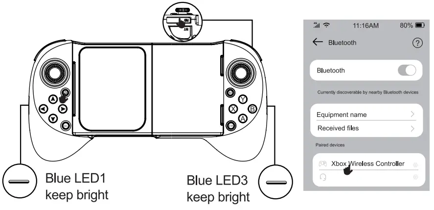 Electric Q13 Mobile Game Controller - fig 3