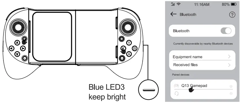 Electric Q13 Mobile Game Controller - fig 5