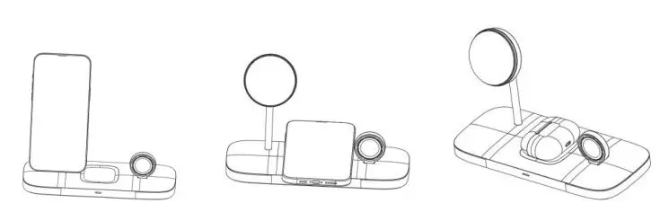 CE LINK WPC20-3TCNA Wireless Charger User Manual - Charge the devices