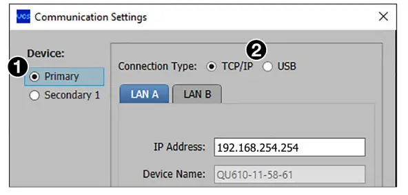 Extron Quantum Ultra Expansion System - Settings