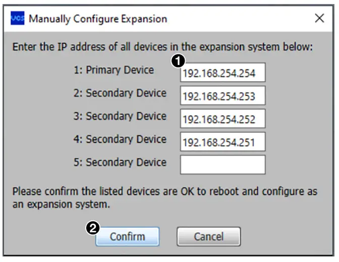 Extron Quantum Ultra Expansion System - example