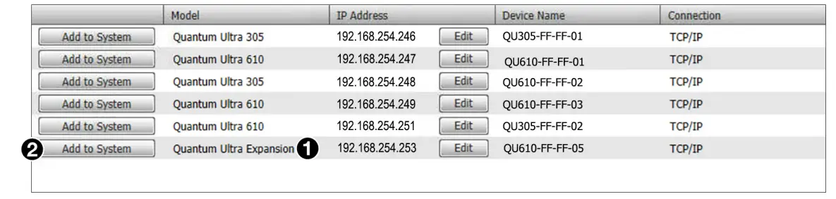 Extron Quantum Ultra Expansion System - panel