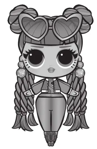 L O L SURPRISE 588443C3 Move and Groove Mini OMG Fashion Doll - cover