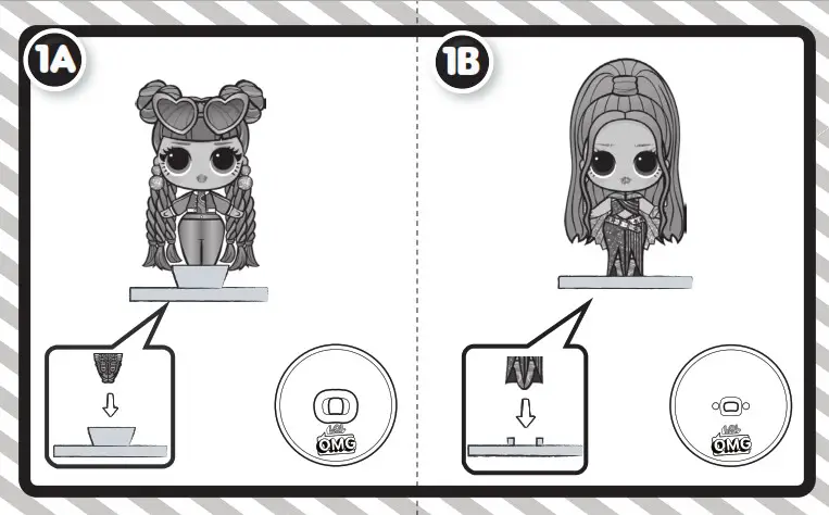 L O L SURPRISE 588443C3 Move and Groove Mini OMG Fashion Doll - overview 1