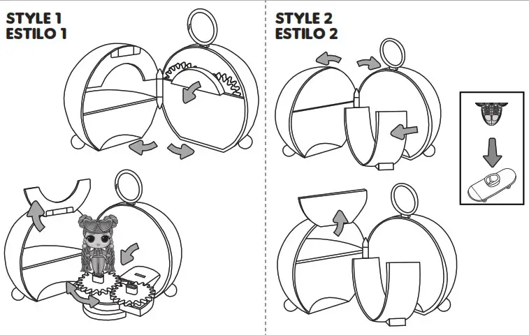 L O L SURPRISE 588443C3 Move and Groove Mini OMG Fashion Doll - overview 3