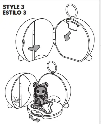 L O L SURPRISE 588443C3 Move and Groove Mini OMG Fashion Doll - overview 4