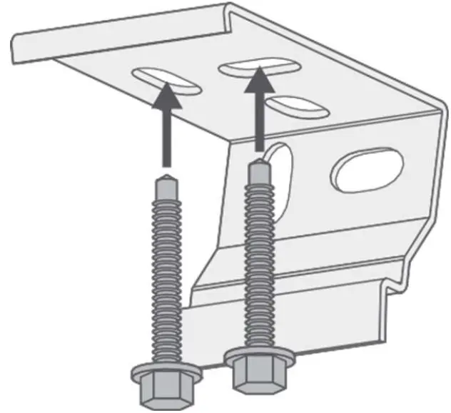 Fitting the brackets