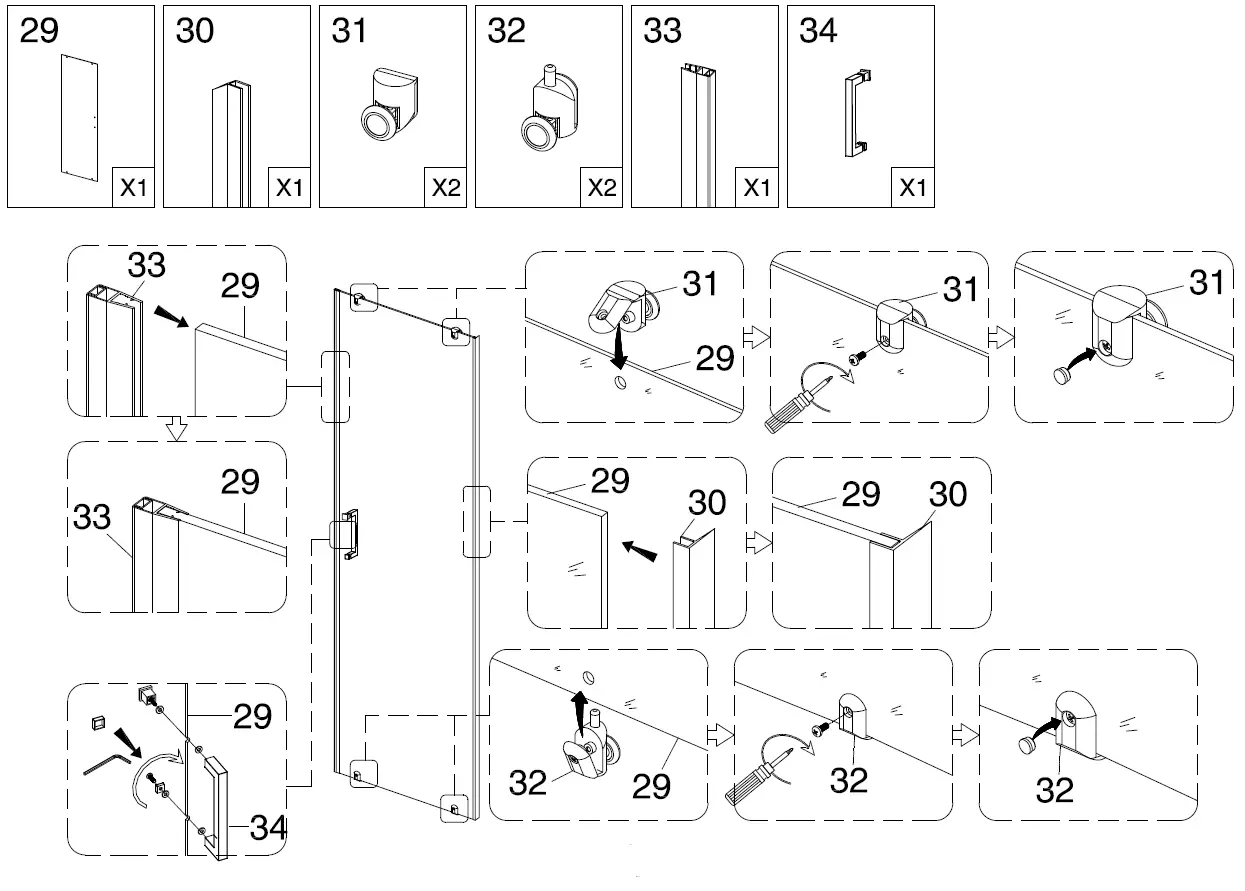 AURLANE-CAB204-Rectangular-Shower-Cabin-11