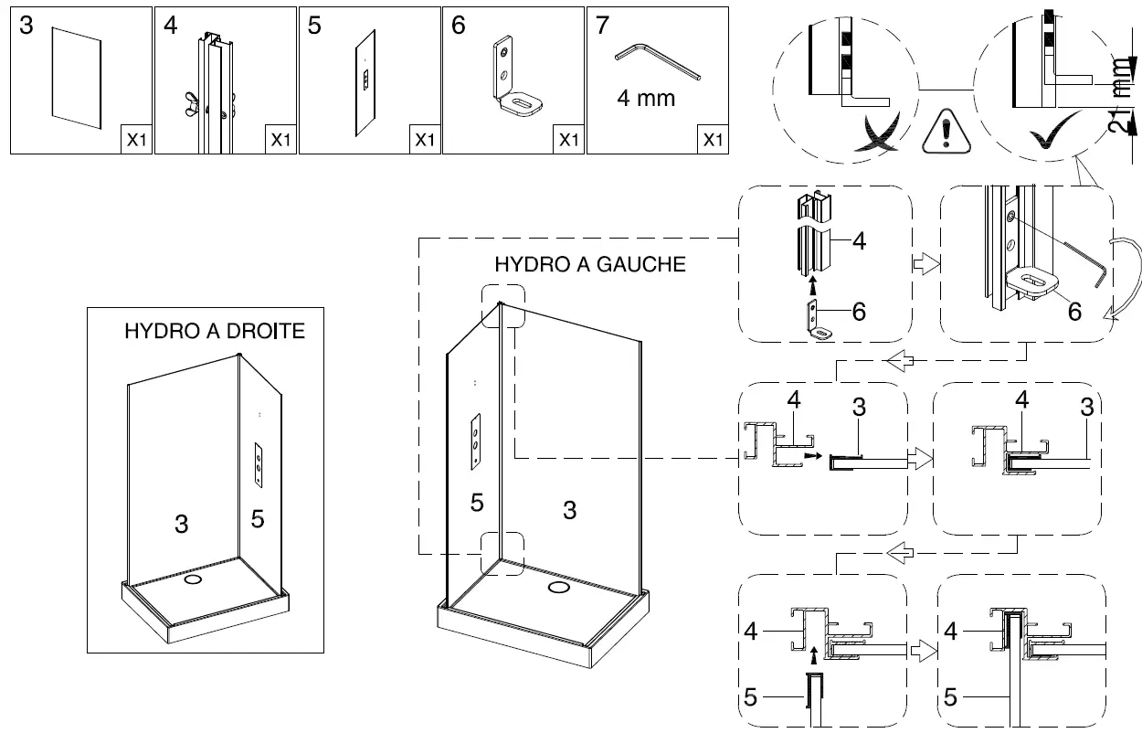 AURLANE-CAB204-Rectangular-Shower-Cabin-4