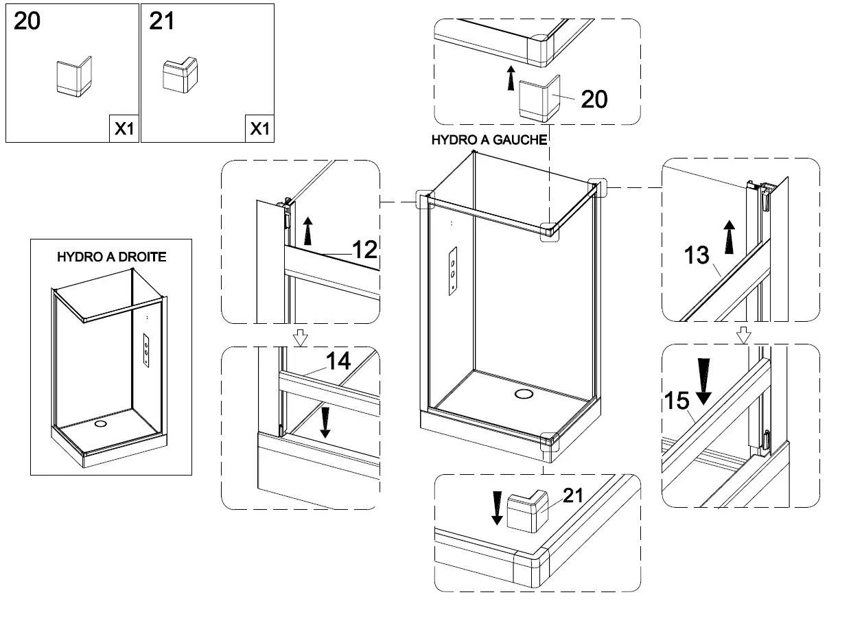 AURLANE-CAB204-Rectangular-Shower-Cabin-8