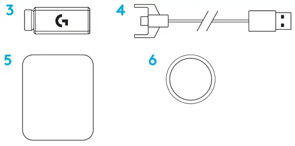 logitech 910-005940 Pro X Superlight Wireless Gaming Mouse - PACKAGE CONTENTS 2
