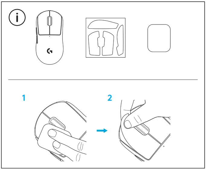 logitech 910-005940 Pro X Superlight Wireless Gaming Mouse - SETUP 3.2
