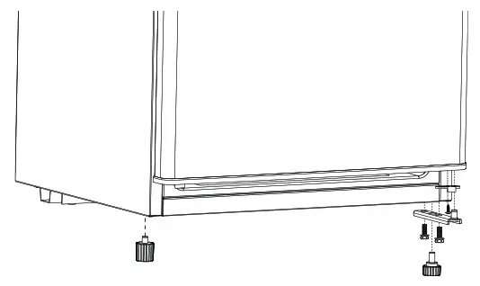 NS-CF26WH6 2.6 Cubic Foot Compact Refrigerator - Pull the door upwards and remove