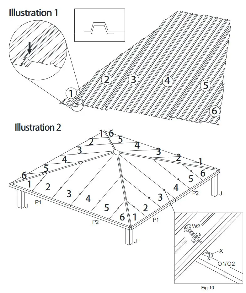 Gazebo Instruction Manual - Figure 10