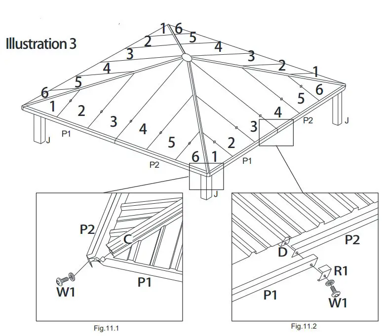 Gazebo Instruction Manual - Figure 11.1.2