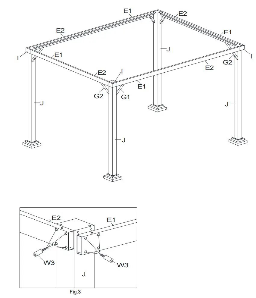 Gazebo Instruction Manual - Figure 3
