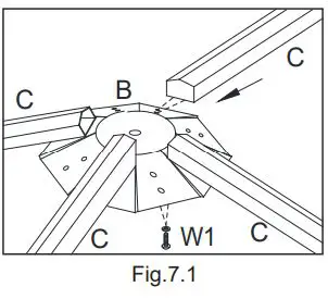 Gazebo Instruction Manual - Figure 7.1