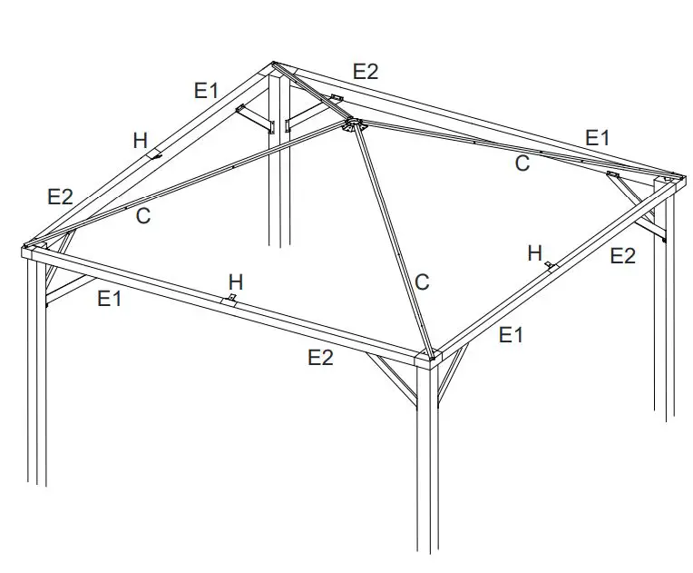 Gazebo Instruction Manual - Figure 7
