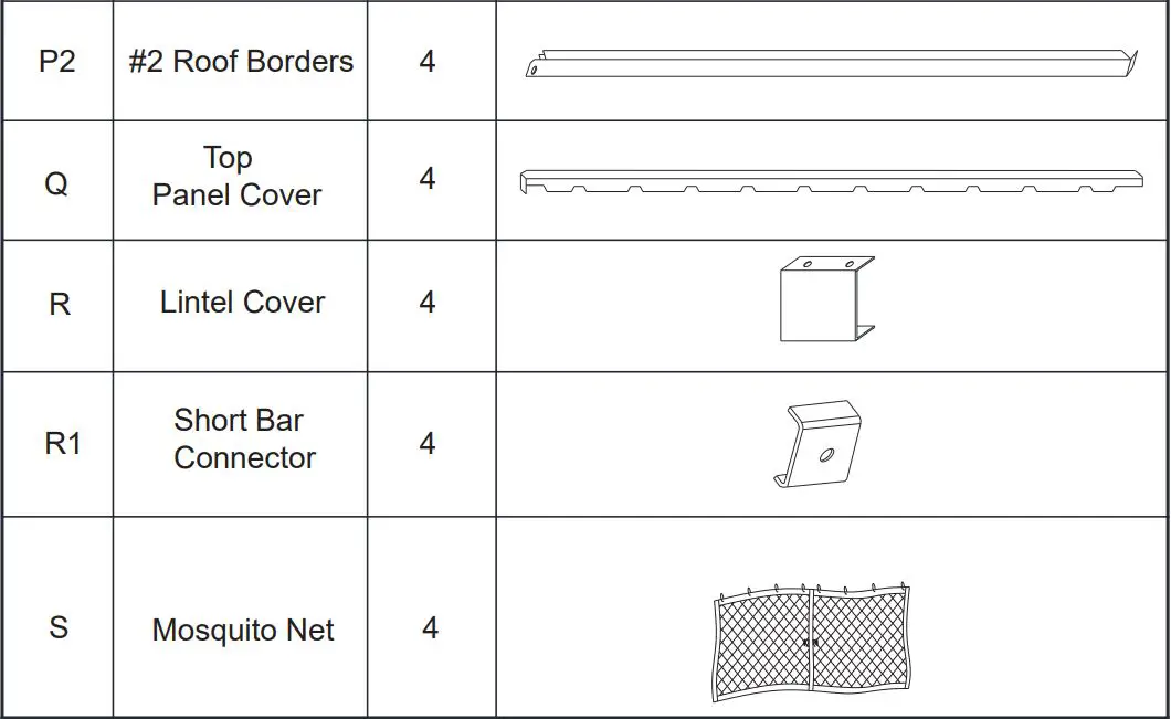 Gazebo Instruction Manual - ILLUSTRATION