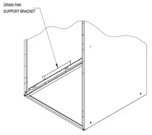 FIG 7 Drain Pan Support Bracket
