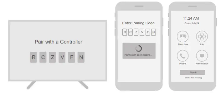 ROMTOK CN1000 Video Conferencing Bar - sign-in instructions