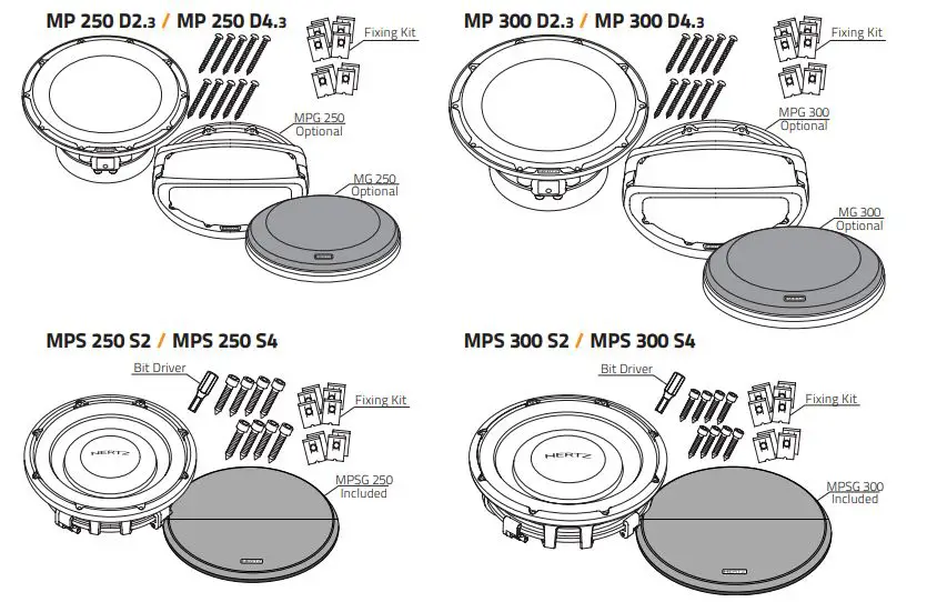 HERTZ Mille PRO 3-Way Speaker Set fig1